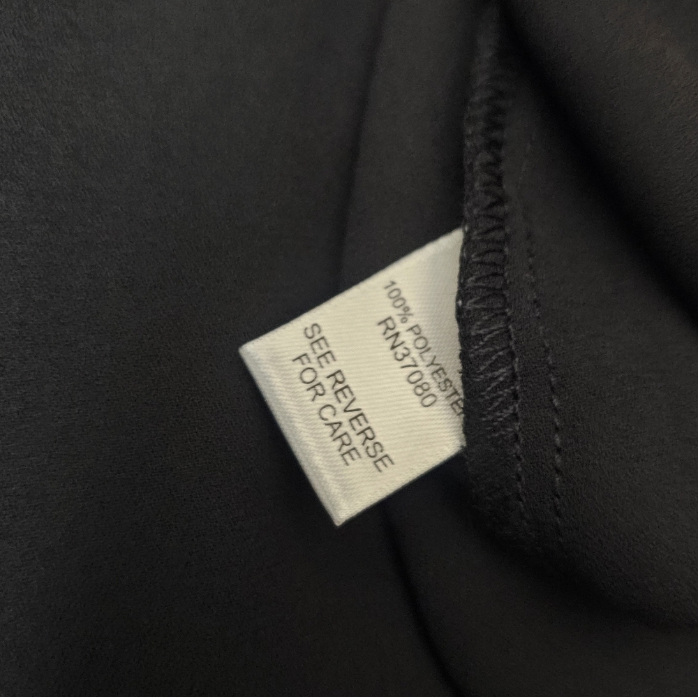 Cato womens black high low v neck blouse top shirt new with tags nwt 18 20W plus - Picture 9 of 10